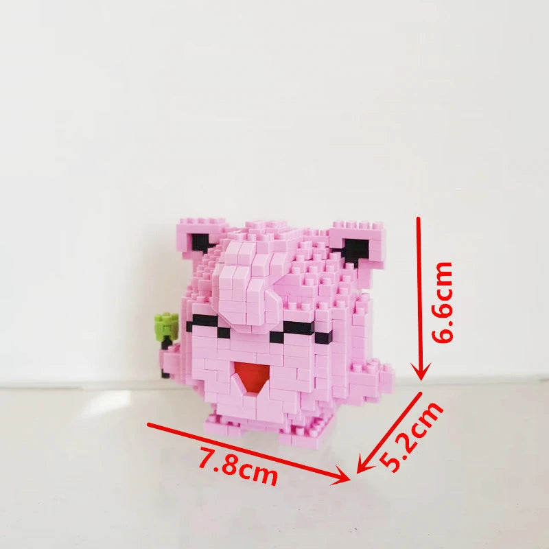 75 Style Building Blocks Assembly Anime Picachu Charizard Doll Blastoise Bulbasaur Gengar Bricks Figures Toy for Kid Gift