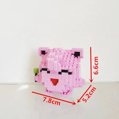 75 Style Building Blocks Assembly Anime Picachu Charizard Doll Blastoise Bulbasaur Gengar Bricks Figures Toy for Kid Gift