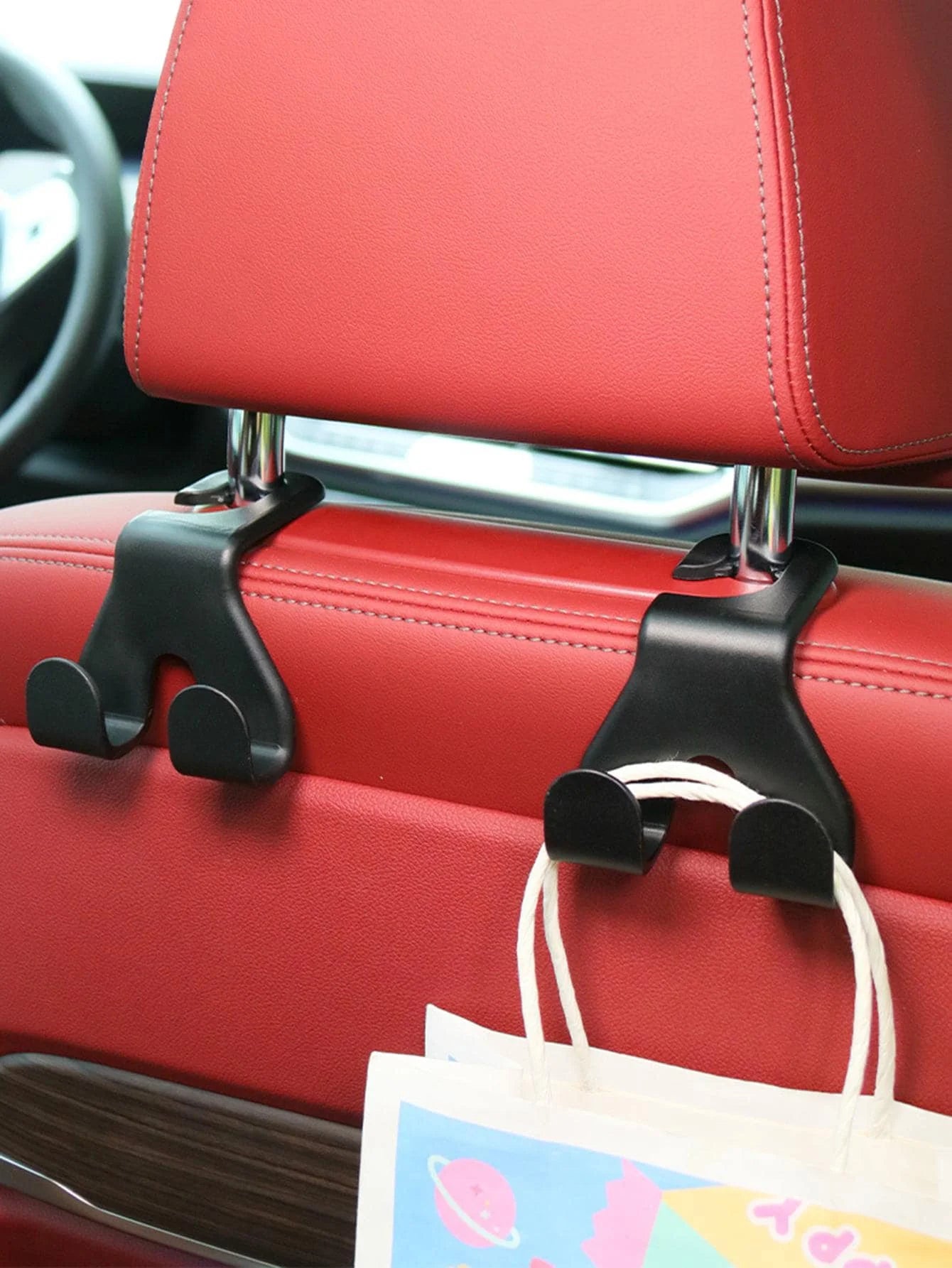 Concealed Creative New Car Seat Back Hook Multi Functional Rear Car Phone Holder Hook Automotive Accessories