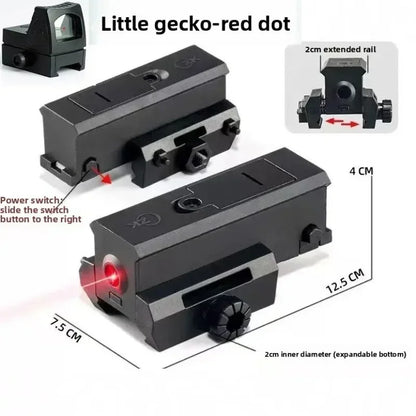 Optimized Low Profile Structure Stable Nylon Low Profile Seat Red Laser Calibrator 20-22mm Rail Space Saving Parts