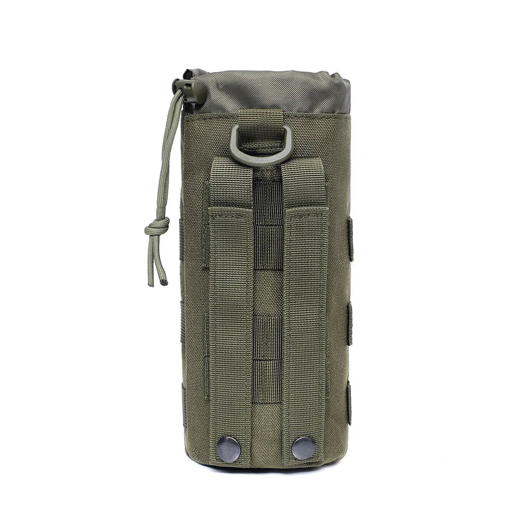 Outdoor Molle Water Bottle Bag Pouch Holder Travel Camping Hiking Cycling Fishing Hunting Water Bottle Kettle Carrier