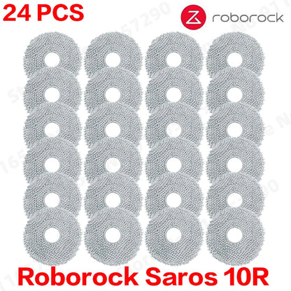 Roborock Saros 10R Spare Parts Main Side Brush Hepa Filter Mop Cloth Dust Bag Accessories Robot Vacuums Kit