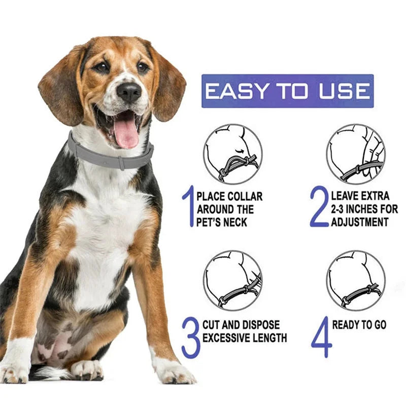 News 38/70CM Cats Dogs Calming Pheromone Collars, Pets Comfortable Adjustable Collar for Puppy Kitten Large Dog Accessories