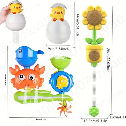 Interactive Suction Cup Bath Toy Set for Youngsters，Ideal for Youngsters and Schoolers, Perfect Gift for Halloween, Christmas