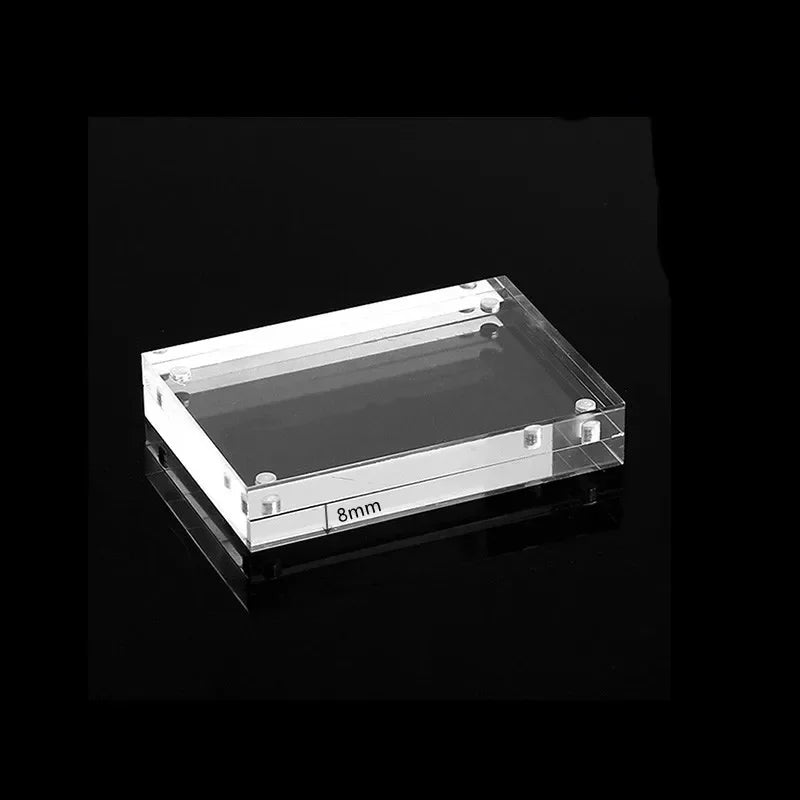 1 Pc Transparent Photo Frame Acrylic Magnetic Display Frame Poster Display Stand 3/5mm For Room Desk Home Decoration