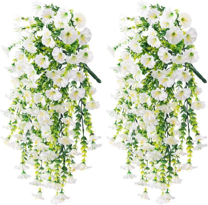 1/2Pcs Artificial Flowers Vine Morning Glory Wedding Bridal Home Room Table Festival Decor Outdoor Yard Garden Arch DIY Gift Box