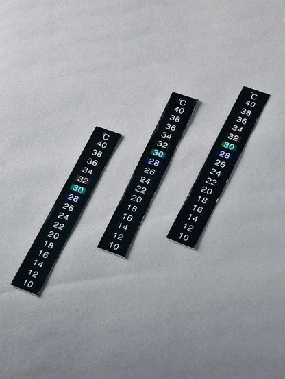 1pc-Accurate and easy to read aquarium thermometer stickers - perfect for monitoring water temperature in fish tanks