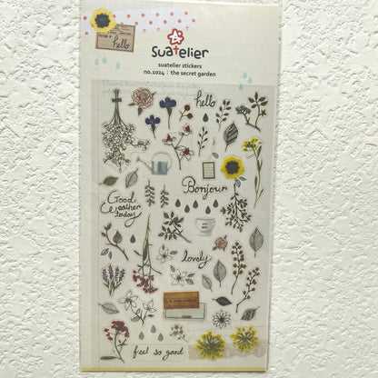 Korean Import Suatelier Travel Home Life Study Friend Stickers Scrapbooking Diy Journaling Diary Stationery Sticker School Gift