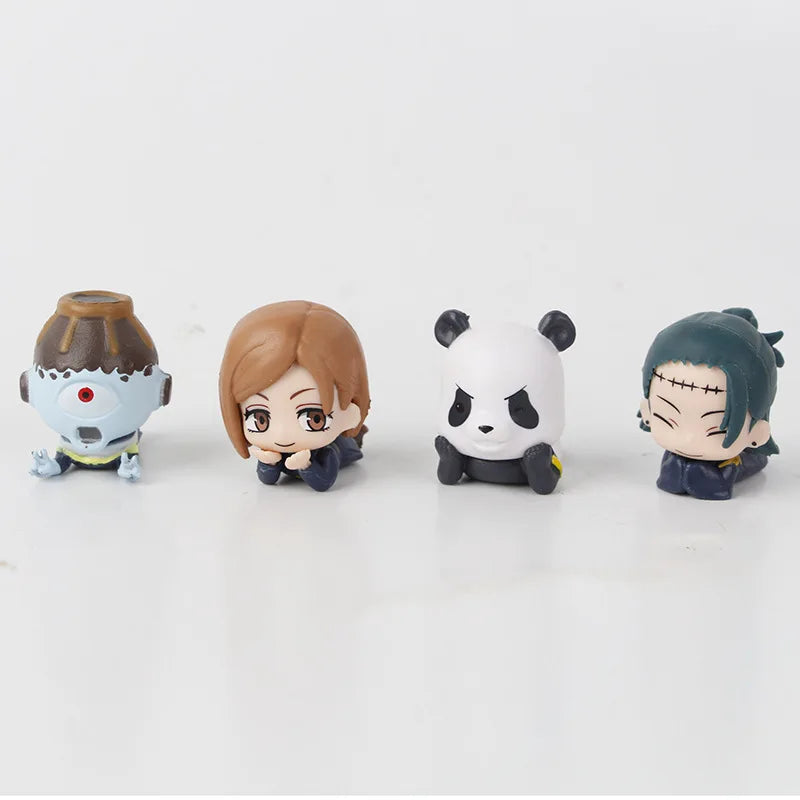 7pcs/set Jujutsu Kaisen Satoru Gojo Itadori Yuji Megumi Kugisaki Sukuna Geto Suguru Anime Figure Toys Cute Doll Collection Model