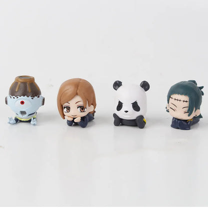 7pcs/set Jujutsu Kaisen Satoru Gojo Itadori Yuji Megumi Kugisaki Sukuna Geto Suguru Anime Figure Toys Cute Doll Collection Model