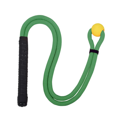 Golf Swing Rope Training Aid Fitness Equipment Trainer With Eva Ball For Practice Posture Corrector Exercise Assistance Work