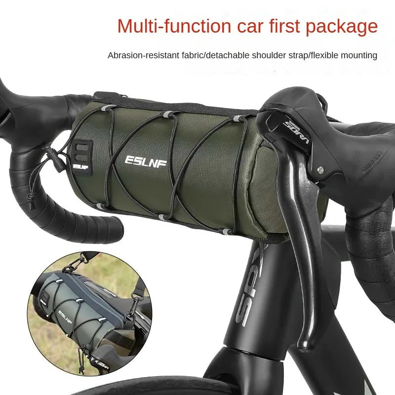 ESLNF Bicycle Bag Waterproof Storage Bag Outdoor MTB Large Capacity Riding Handlebar Bag Mountain Bike Head Bag