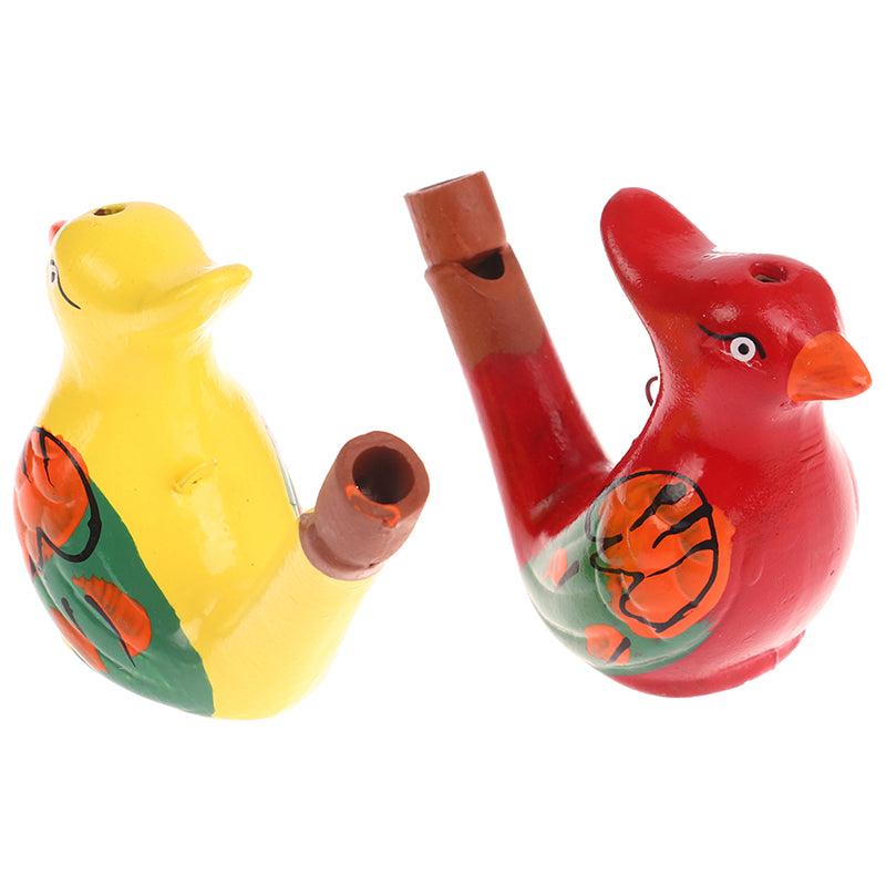 Coloured Drawing Water Bird Whistle for Kid Early Learning Educational Children Toy Musical Instrument Bathtime Musical Gift