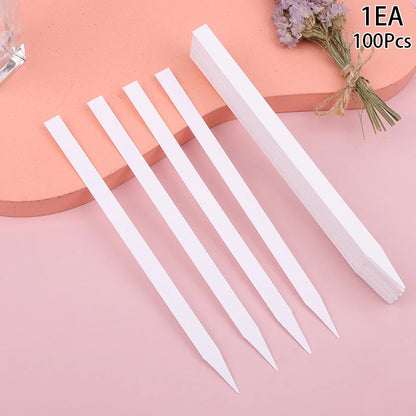 100pcs/lot Round Head Testing Aromatherapy Fragrance Perfume Essential Oils Test Tester Paper Strips Flower Shape