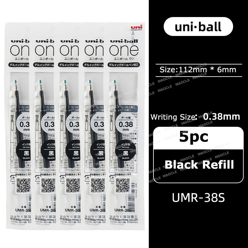 uniball ZENTO Standard 0.38/0.5mm Gel Pens,Water-Based Smooth Writing Roller Ball Pens Fit for a variety of occasions Stationery