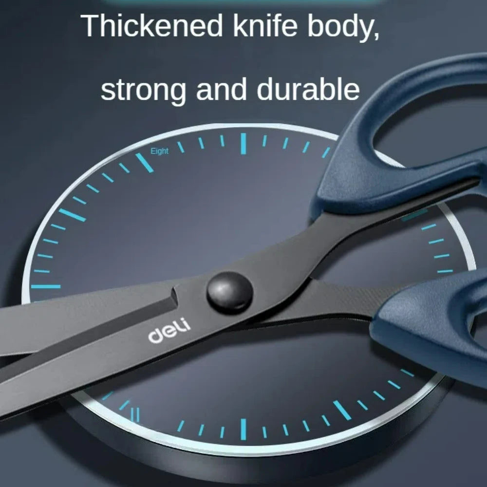 1/2Pcs 210/175mm Black Stainless Steel Scissors Business Office Stationery Home Tailor Shears Kitchen Knife Cutter Cutting