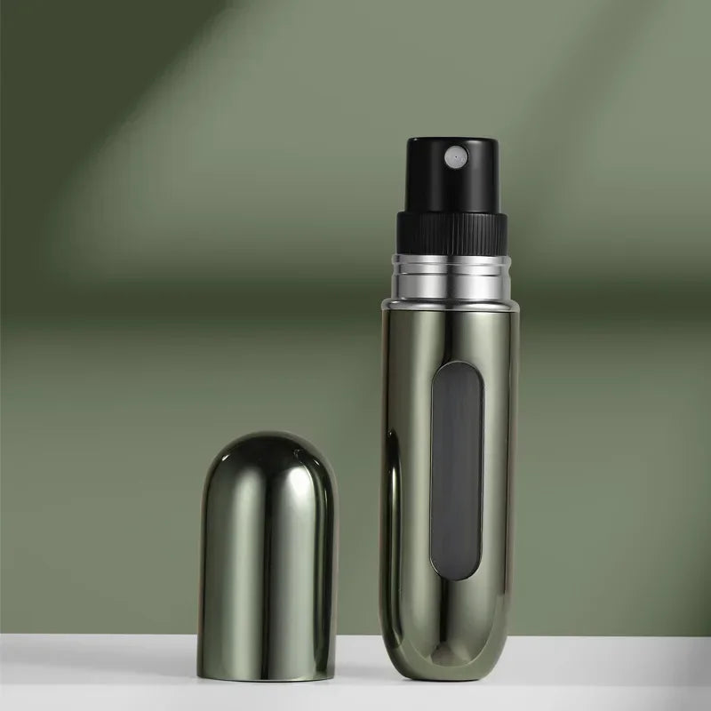 5ml Mini Portable Bottom-Filling Pump Perfume Refillable Spray Bottle Empty Cosmetic Containers Atomizer Bottle Travel Refill