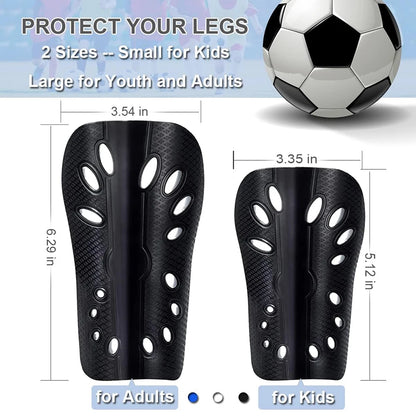 GOBYGO 1Pair Soccer Leg Warmers EVA material Match Training Sports Pads Plug-in Shin Guards Shin Protectors Calf Guard Inserts