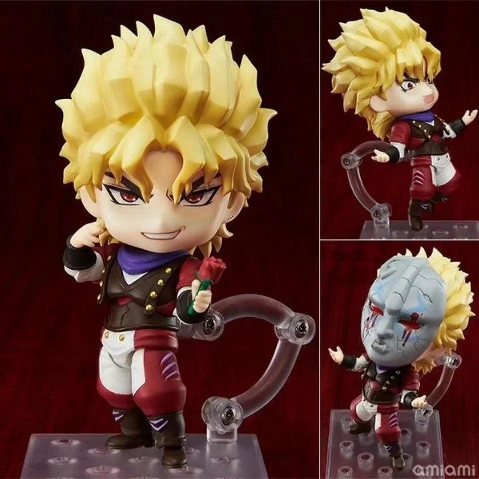 10cm #1624 Q Version Anime Bizarre Adventure Figure Dio Brando PVC Action Figure Collectible Model Toys Kid Gift