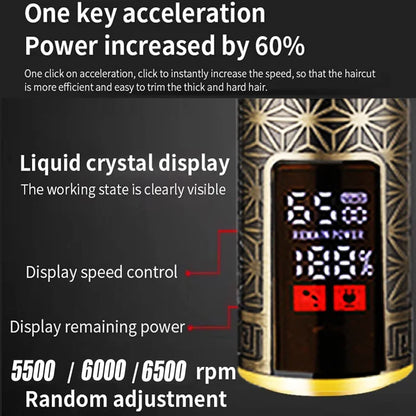 New WaterProof Professional Electric Shaver for Men Razor for Men Mower Beard Trimmer Barber Shaving Machine T9 Hair Clipper