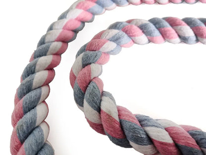 1PC Pet Bird Bite Toy Parrot Color Cotton Rope Toys Elastic Parrot Climbing Toys Sturdy Bird Swing rope Pet Cage Toy Swing Stand