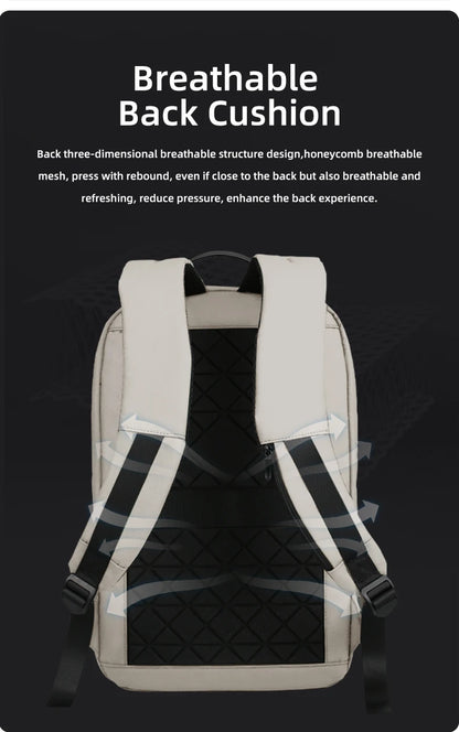 Heroic Knight Men's Daily Laptop Backpack Lightweight Minimalist Commute Office Daypack Women Waterproof Business Trip Schoolbag