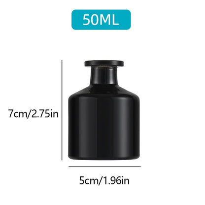 1pc 50/100ml Fragrance Empty Bottles Can Use Rattan Stick Purifying Air Aroma Diffuser Set Essential Oil Bottles For Room Office