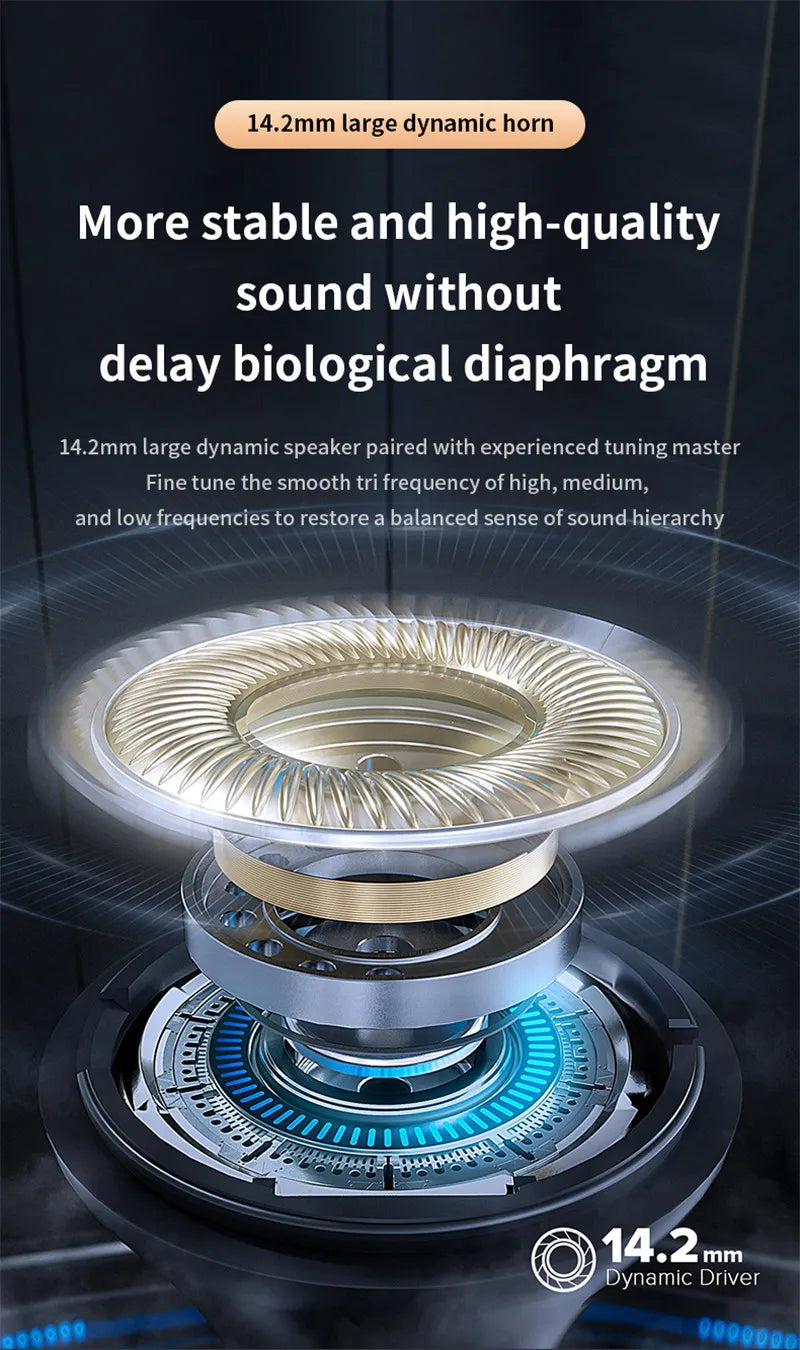 Invisible Earbuds Sleep Headphones Bluetooth 5.3 Noise Reduction Earbuds TWS Wireless Headsets Sport Stereo Earphones for Phone