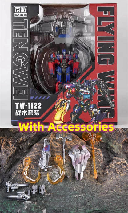 Transformation BAIWEI TW1122 TW-1122 OP Commander Tactical Container Accessory Carriage With Backpack Action Figure Toys