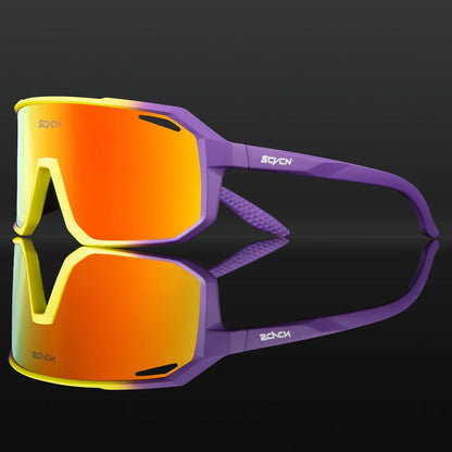SCVCN Cycling Sunglasses Bike Mountain Driving Glasses Outdoor Sports Hiking Glasses Men's Glasses for Leisure Sunglasses