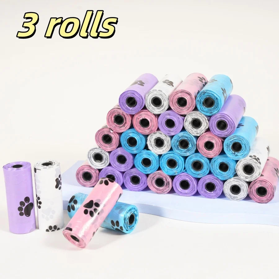 180PCS Dog Waste Bags Thick Leakproof Pet Poop Bags with Easy Carry Rolls for Dogs Cats Walking Outdoor Cleaning