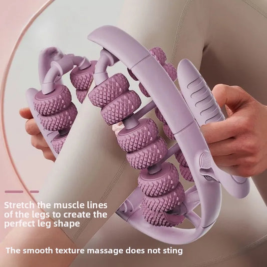 Newest 28 Wheel Annular Leg Clamp Massager Relax  Massager Anti-cellulite Massager Body Slimming Roller Massage for Body
