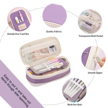 Kawaii Pencil Cases Large Capacity Pencil Bag Pouch Holder Box for Girls Office Students Organizer School Stationery Supplies