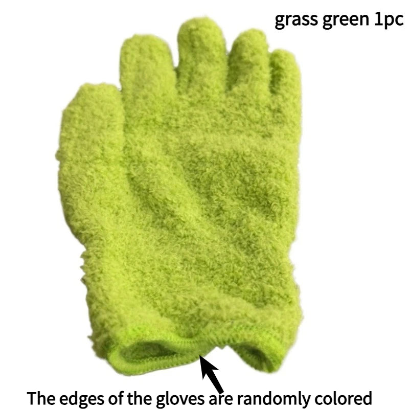 1pc Microfiber Dusting Gloves-Stretchable & Breathable Cleaning Gloves,Non-Waterproof for Cars, Boats, RVs, Pools, Home, Kitchen