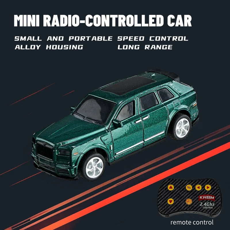 New RC Car MINI Alloy 1/64 Remote Control Car Convenient to Carry 60 Minutes of Work Time Children's Gifts Electronic Toys