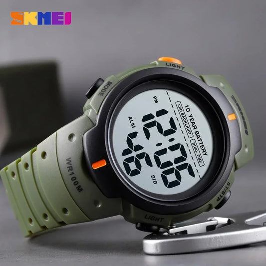 SKMEI Military Sports Digital Watch for Men Electronics Stopwatch 100M Waterproof Wristwatches Mens Clock 1068 Reloj Hombre 1560