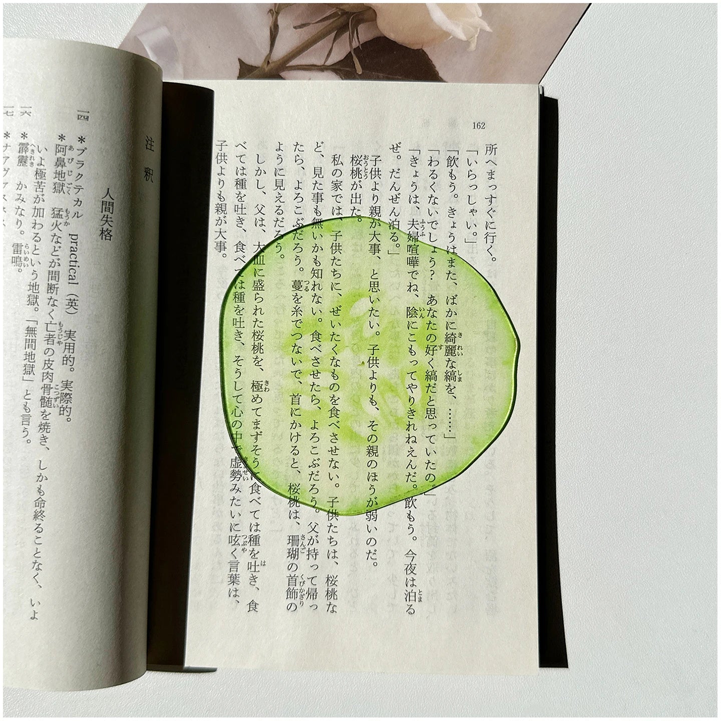 Delicate Transparent Acrylic Apple Bookmark Reading Mark Student Gift Premium Feeling Cute Grape Tomato Bookmarks