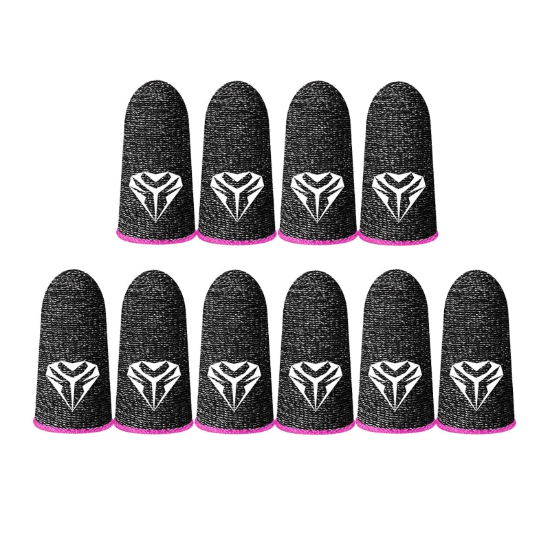 1-10 Pairs Thumb Gloves Touch Screen Finger Cots Sweatproof for PUBG Mobile Game Accessories