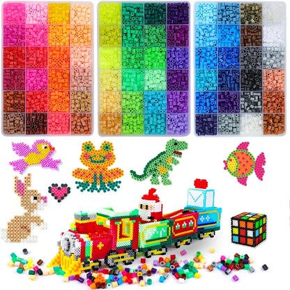 2.6mm 96 Colors Hama Beads Education Iron Beads 3D Puzzle Beads Lroning DIY Intelligence Educational Toys Craft Puzzles