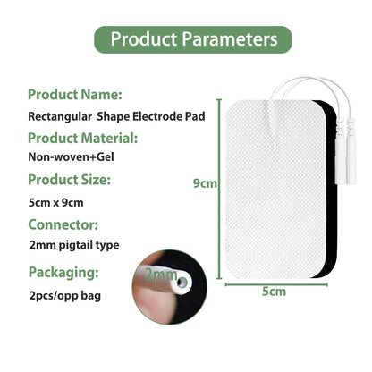10/20/50Pcs Tens Electrode Pads Gel Self-adhesive Patches For Acupuncture Massager Slimming Pulse EMS Muscle Stimulator Sticker