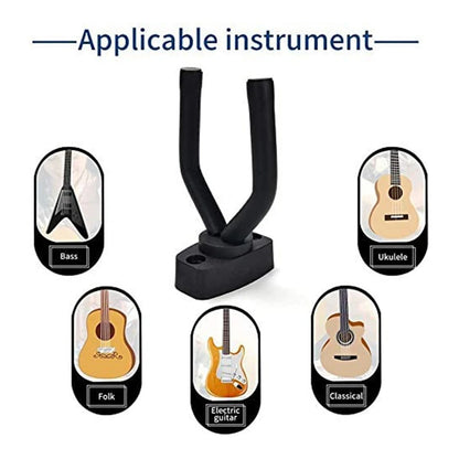 1/2 Pcs Wall Mount Guitar Hanger Hook Non-slip Holder Stand for Acoustic Guitar Ukulele Bass Guitar Parts Instrument Accessories