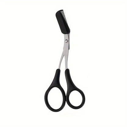 1/3pcs stainless steel eyebrow clip comb Scissors Eyebrow trimmer Eyebrow trimmer tool Women's beauty tools eyebrow tweezers
