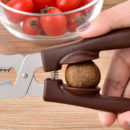 Stainless Steel Chestnut Clip Multifunctional Walnut Plier Chestnut Cut Scissors Walnuts Nuts Opener Clip Kitchen Gadgets