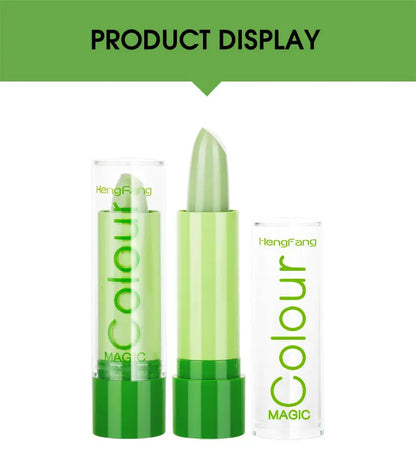 Warm Change Lip Balm Moisturizing Lipstick easy to color and not stick to the cup