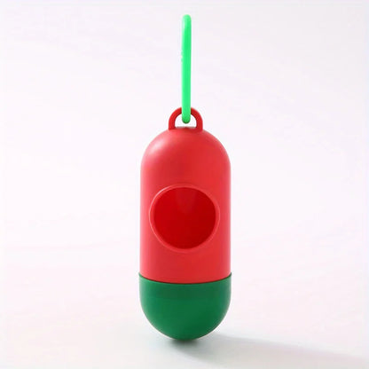 Pill Shaped Poop Bags Dispenser Garbage Holder Dispenser Pet Supplies For Dogs Collars And Leashes