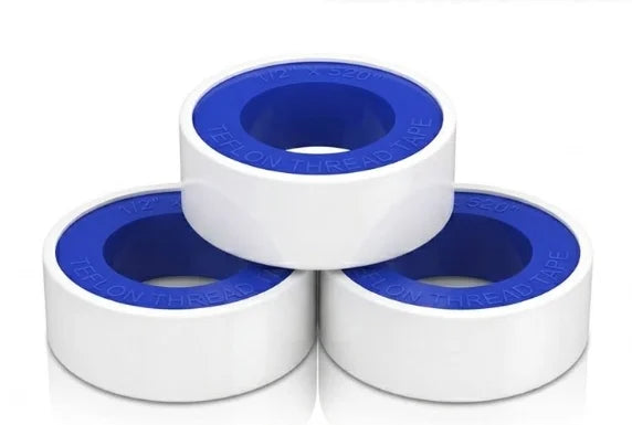 YITAPE 3/6 Rolls PTFE Thread Seal Tape White 1cm*13M Waterproof Plumbers Tape for Shower Head Pipe Sealing Leak-Proof Sealant