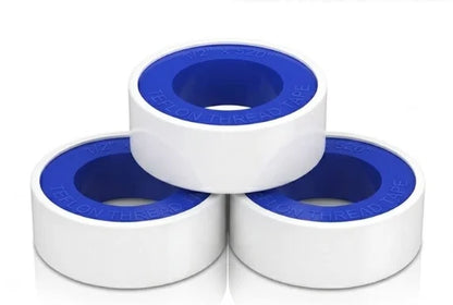 YITAPE 3/6 Rolls PTFE Thread Seal Tape White 1cm*13M Waterproof Plumbers Tape for Shower Head Pipe Sealing Leak-Proof Sealant