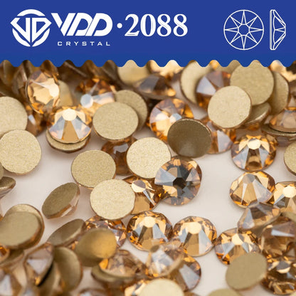 VDD SS16-SS30 High Quality AAAAA 2088 Rhinestones Crystal Flatback 8 Big 8 Small 16cut Stones For DIY Crafts Nail Art Decoration