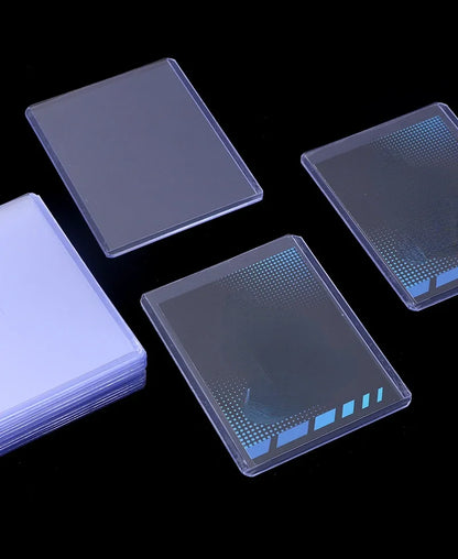 25PCS Toploader Card Sleeve 35PT Top Loader Card Protector for PKM 3” X 4“ Standard Size Rigid Hard Card Holder for MTG TCG Card