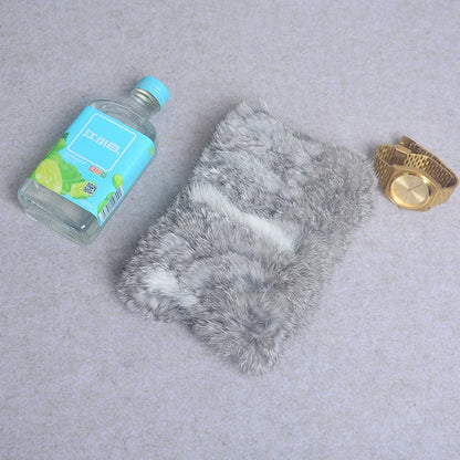 Women Handmade Stretch 100% Real Rabbit Fur Scarf Knit Genuine Rex Rabbit Fur Headbands Girls Natural Rabbit Fur Ring Scarves